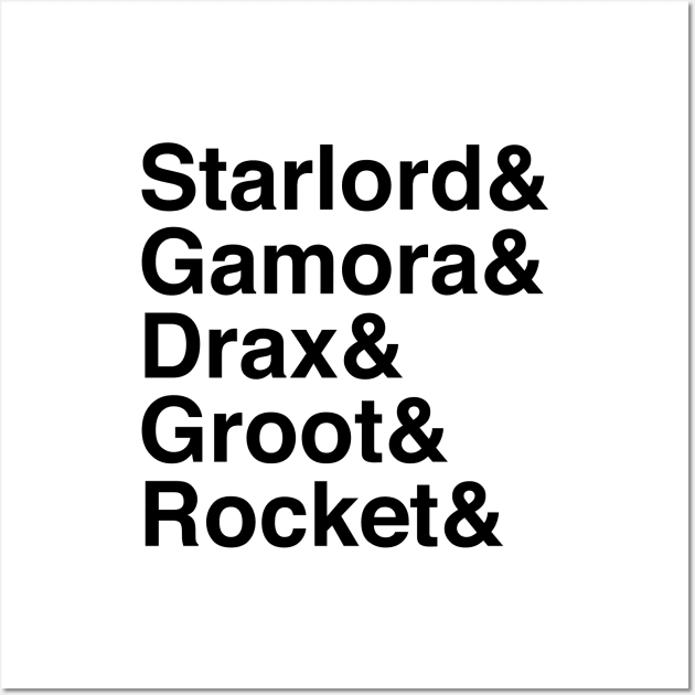 Helvetica Guardians Wall Art by Woah_Jonny